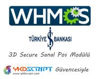 Whmcs İş Bankası Sanal Pos Entegrasyon Modülü