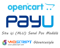 Opencart Payu Entegrasyon Modülü | Alu - Site İçi Ödeme