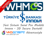 Whmcs İş Bankası innova Sanal Pos Entegrasyon Modülü
