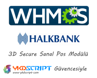 Whmcs Halk Bankası Sanal Pos Entegrasyon Modülü